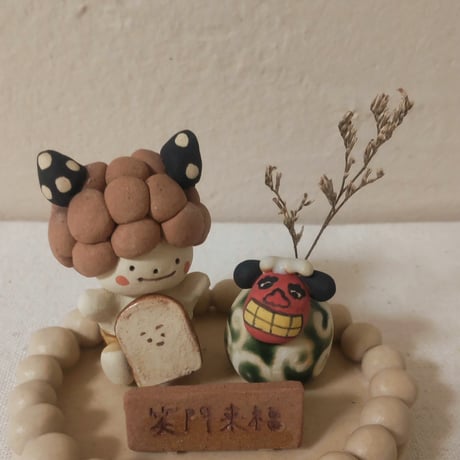 ハンドメイド 布 急須 置物 インテリア くうそう ONE-DERFUL