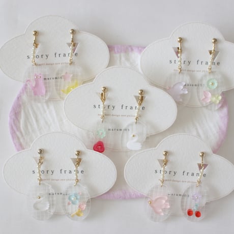 marumi03  story frame・イヤリング a/b/c/d/e