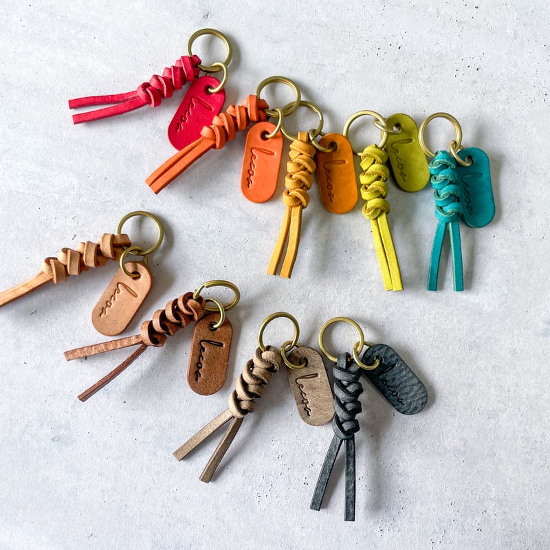 lecoa☆leather(レコアレザー)/ 革紐キーホルダー | くうそう