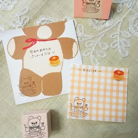 rima hanko/ 古いぬいぐるみのメモパッド