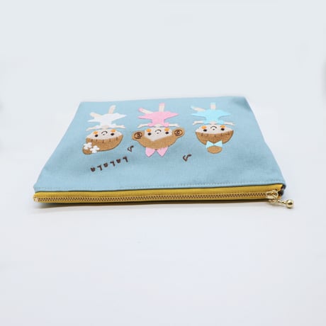 チョコット　刺繍ポーチ　バレリーナ