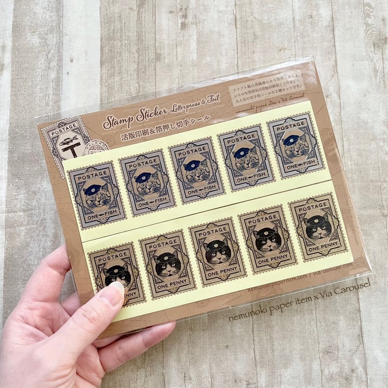 nemunoki paper item/「猫たちの郵便局」▪️ステッカーセット
