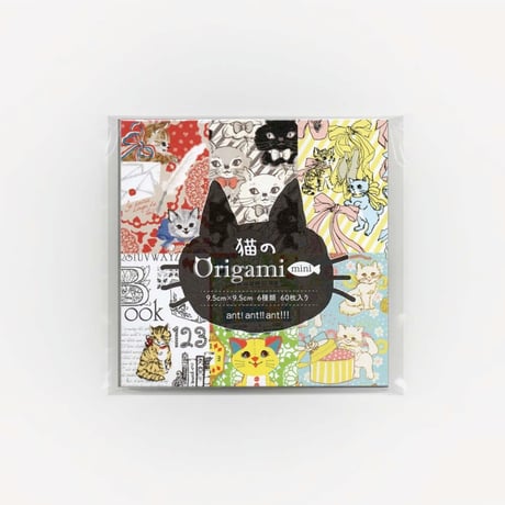 ant's Handmade Market /  おりがみmini 60枚入 ①sweets ②ねこ