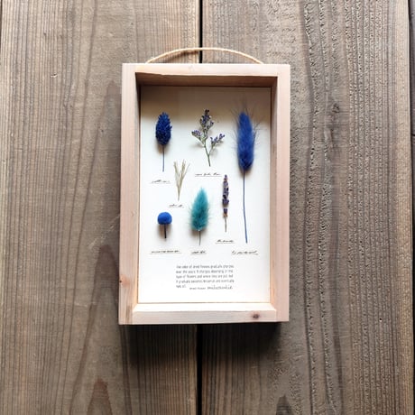 milwaukie dried flower /古材風パネル　22×14