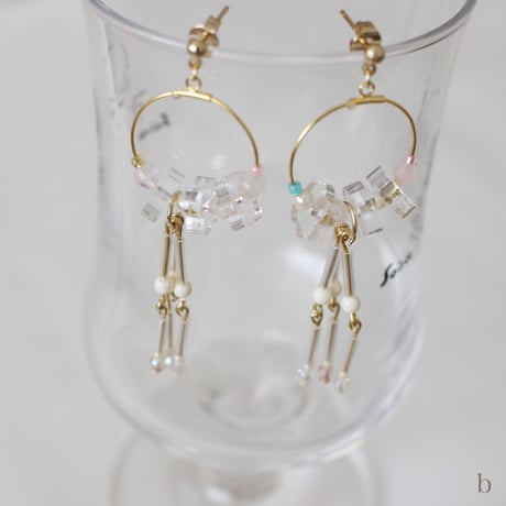 marumi03  fleur shower・ピアス　a/b/c/d/e