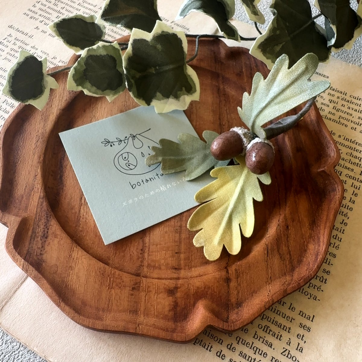 botanitural（ボタニチュラル）ドングリのブローチ | くうそう ONE-DERFUL