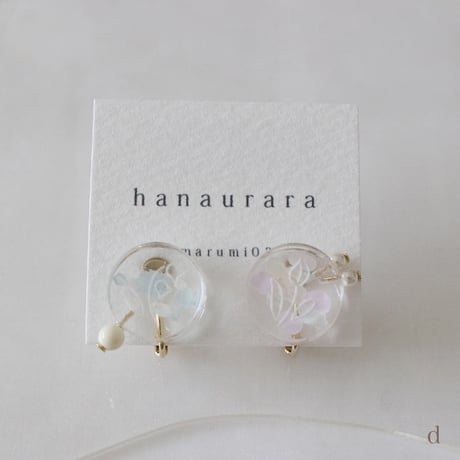 marumi03　hanaurara イヤリング a/b/c/d/e
