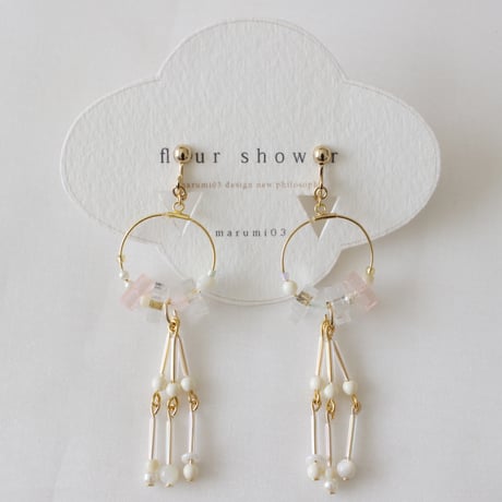 marumi03  fleur shower・イヤリング a/b/c/d/e
