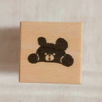 rima hanko / スタンプ ひょっこりくまちゃん