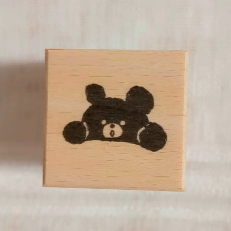 rima hanko / スタンプ ひょっこりくまちゃん