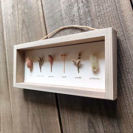 milwaukie dried flower /古材風パネル　11×26