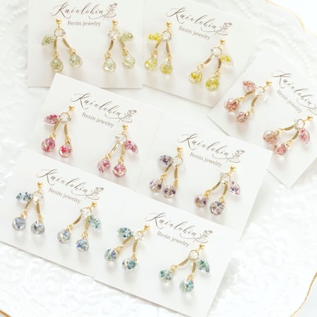 kaiolohia307(カイオロヒア)/ 花雫のさくらんぼ/ピアス