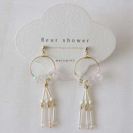 marumi03  fleur shower・ピアス　a/b/c/d/e