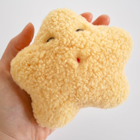 saupoudrer(ソプードレ)　お星さまのぬいぐるみ　口が〇・口がv