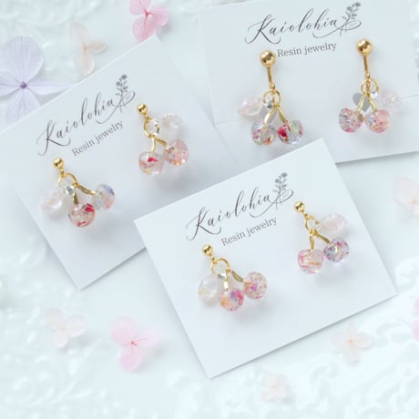 kaiolohia307(カイオロヒア)/ FloraCherry/ピアス