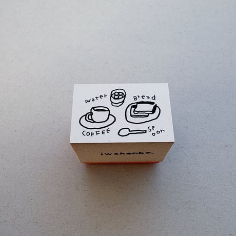 iwahanko. / ①カフェメニュー　②誰かに似ている人