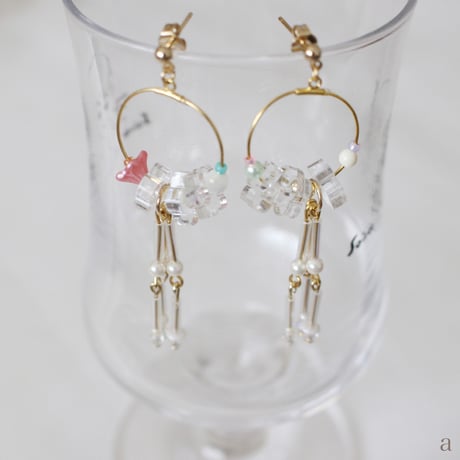 marumi03  fleur shower・ピアス　a/b/c/d/e