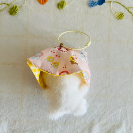 hey*flower /　ほっかむりちゃん　うさぎ・わんこ茶・わんこ白