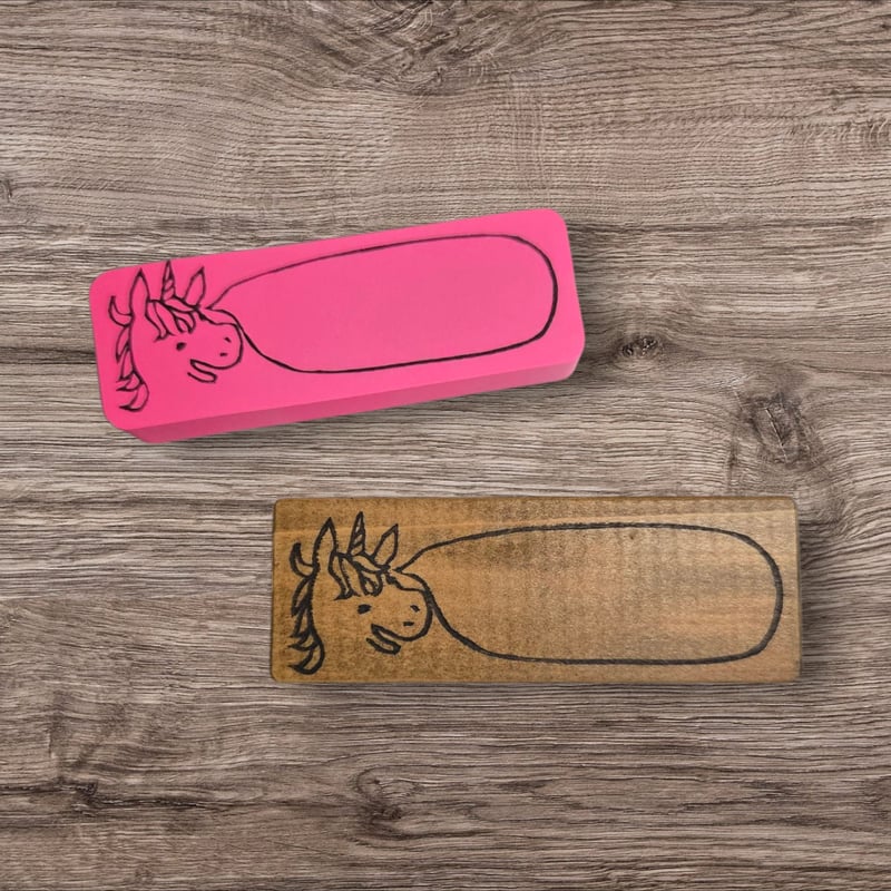 はんこや小熊堂 消しゴムはんこ付箋セット | くうそう ONE-DERFUL