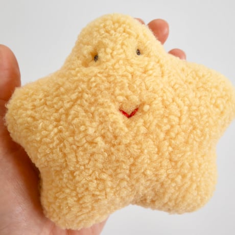 saupoudrer(ソプードレ)　お星さまのぬいぐるみ　口が〇・口がv