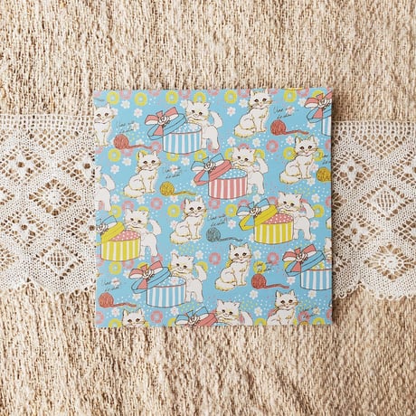 ant's Handmade Market /  おりがみmini 60枚入 ①sweets ②ねこ