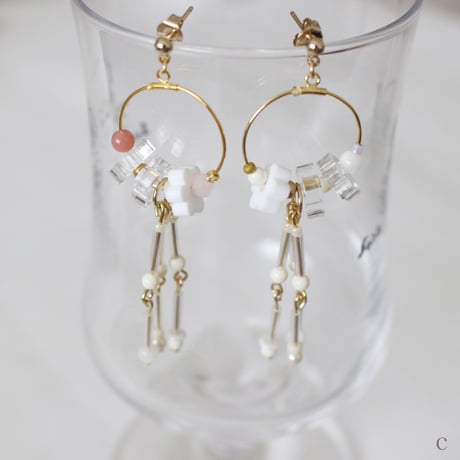 marumi03  fleur shower・ピアス　a/b/c/d/e