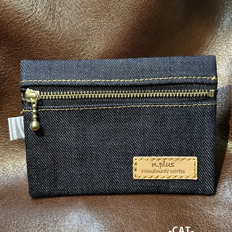 n.plus Handmade works(エヌプラス ハンドメイドワークス)/ カードケース・デニム