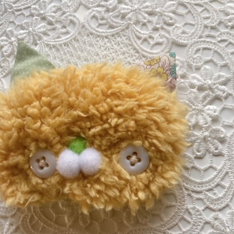 choco a choco／ ふわもこブローチ  三毛猫・黄ねこ・うさぎ