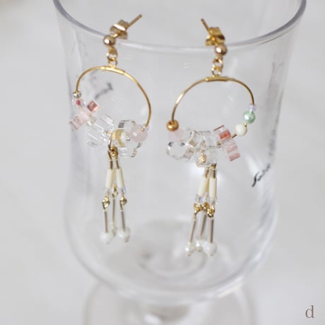marumi03  fleur shower・ピアス　a/b/c/d/e