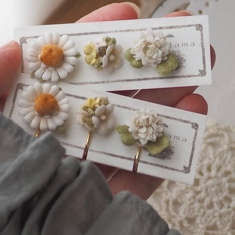 水玉舎 / 野のカケラ標本 ピアス・イヤリング