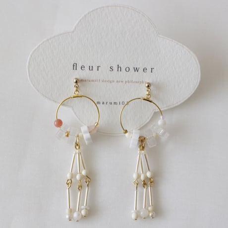 marumi03  fleur shower・ピアス　a/b/c/d/e