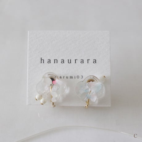 marumi03　hanaurara イヤリング a/b/c/d/e