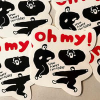 iwahanko. / Oh myなんて幸せな一日シール・深呼吸でグッシール