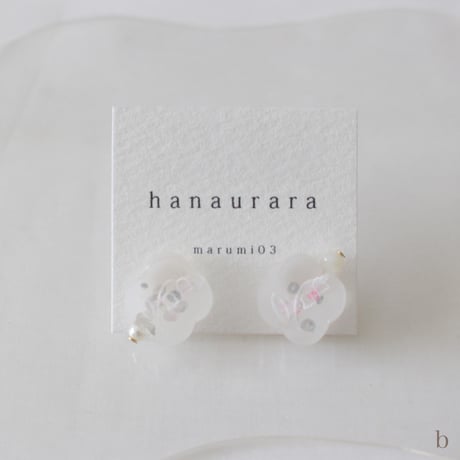 marumi03　hanaurara ピアス a/b/c/d/e