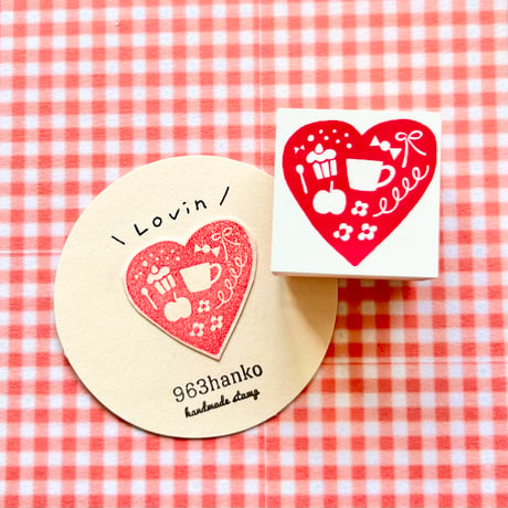 963hanko / ラバースタンプ　Lovin