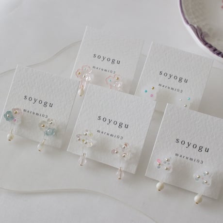 marumi03　soyogu・ピアス　  a/b/c/d/e