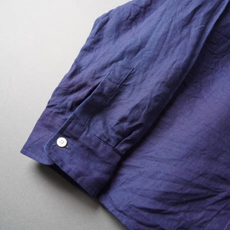 Montmartre B.D  LINEN100-dark indigo [spot color] / another 20th century