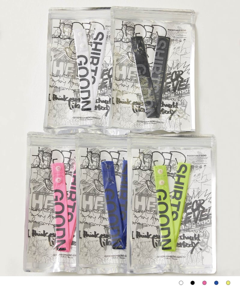 POCKETABLE BAND 5 color | GOODNEIGHBORS SHIRTS(