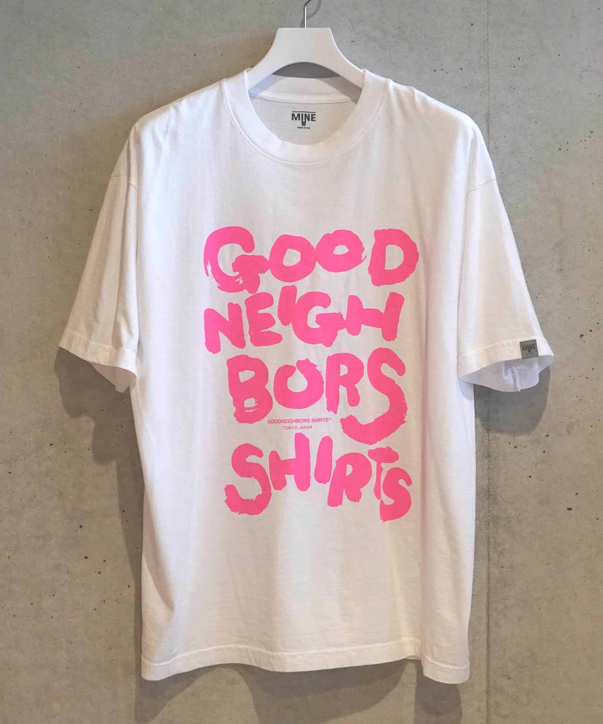 MINE USA RELAX FIT S/S T-SHIRTS (BLACK) MGS-00