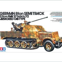1/35 ドイツ装甲8トンハーフトラック 3.7cm 対空機関砲37型搭載フラックザウリア