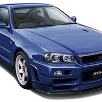 1/24 ID1003 スカイライン GT-R (BNR34型) ニスモパーツ付き ニスモ40周年組立式ケース付き