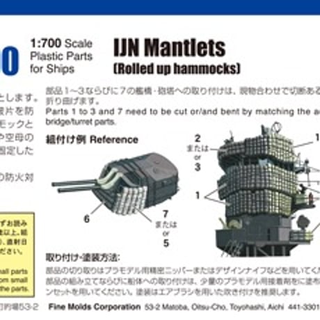 1/700 艦船用ナノ・ドレッドマントレットセット