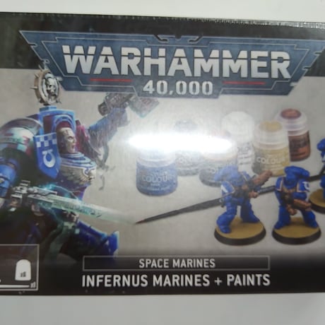SPACE MARINES: INFERNUS MARINES + PAINTS スペースマリーン：インフェルヌスマリーン＋ペイント