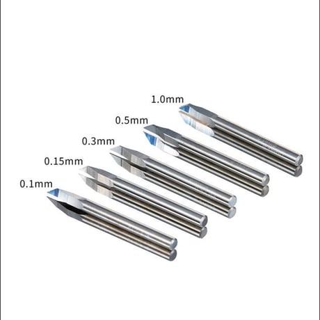 CS-PB01 超硬押彫タガネ グリップセット（0.1/0.15/0.3/0.5/1.0mm ）