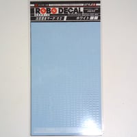 ロボデカール　注意書きマーク02　ホワイト