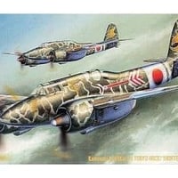 1/72 川崎 二式複座戦闘機 屠龍 丁型 震天制空隊+風防マスキング