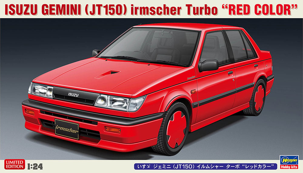 1/24いすゞ ジェミニ （JT150） イルムシャー ターボ “レッドカラー