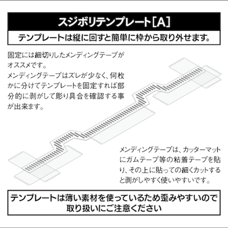 スジボリテンプレート［A］ | 民家型模型店ぷらも屋さんネットショップ