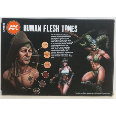 ヒューマンフレッシュトーン6色セット
