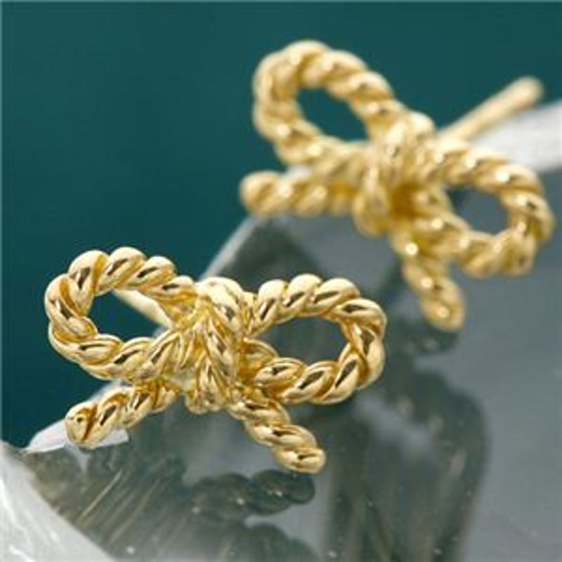 Amelie Monchouchou（アメリ モンシュシュ） リボンペンダント＆ピアス 